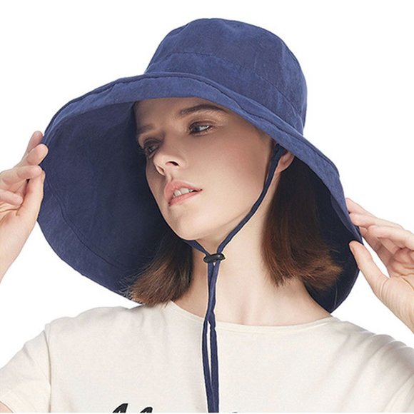 Womens Sun Summer UV Protection Floppy Bucket Hat - Picture 3 of 7